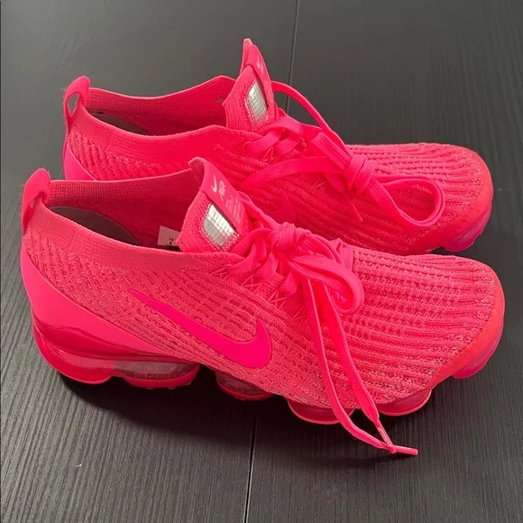Nike Air Vapormax Flyknit 3 Pink Size 8 - Picture 6 of 9